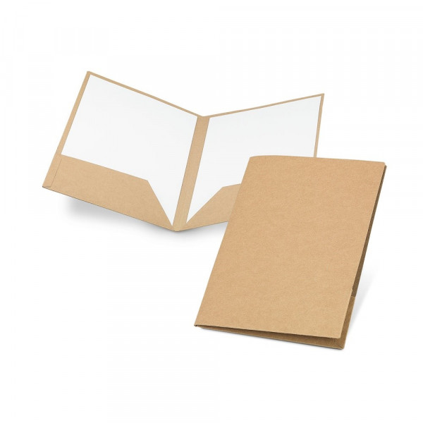 PUZO. Mappe aus 100 % Recyclingpapier A4 (400 g/m²)