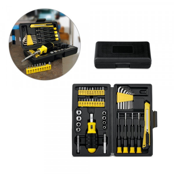 TUFF. Werkzeugset besteht aus 45 Teilen