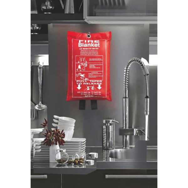 BLAKE - Feuer-Löschdecke 100x95cm