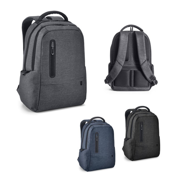 RE-BOSTON. Wasserdichter Laptop-Rucksack aus recyceltem Nylon in 2 Farben mit Fach aus 210D recycelt