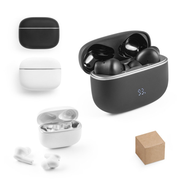 CAUBY. Kabellose Kopfhörer mit ANC und 7 Stunden Akkulaufzeit bei Recyceltes ABS (100% rABS)