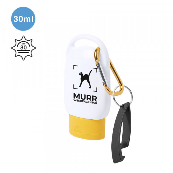Sonnencreme mit Flaschenöffner