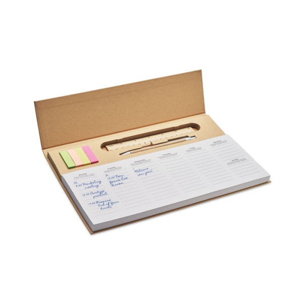 MEMWEEK - 125-seitiger Wochenplaner