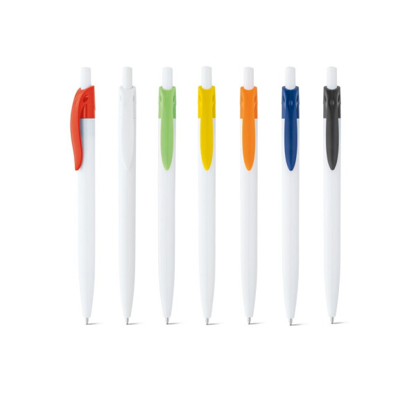 MARS. Kugelschreiber aus ABS mit farbigem Clip