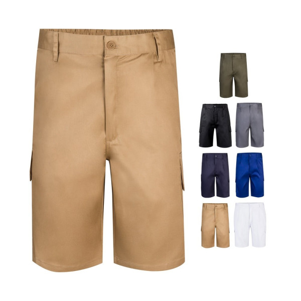 VL CHIONE. Bermudashorts aus Multi-Pocket-Twill (200g/m²), aus Baumwolle (35%) und Polyester (65%)