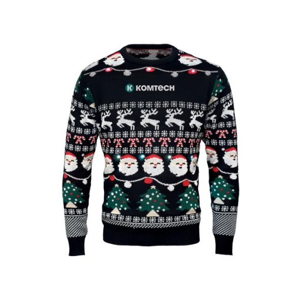 SHAMIS - Weihnachts-LED-Pullover S/M