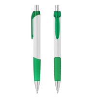 weiß, grün-transparent