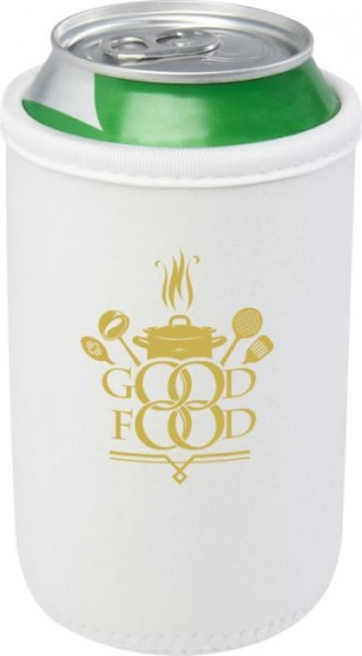 Dosenmanschette Vrie aus recyceltem Neopren mit Werbeanbringung