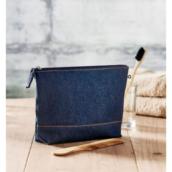 STYLE POUCH - Denim Kosmetiktasche